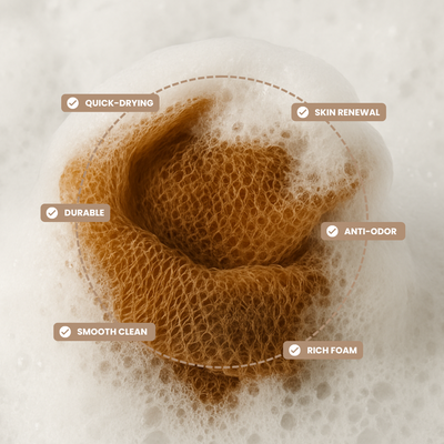 Aurela Vault™ African Exfoliating Bath Sponge